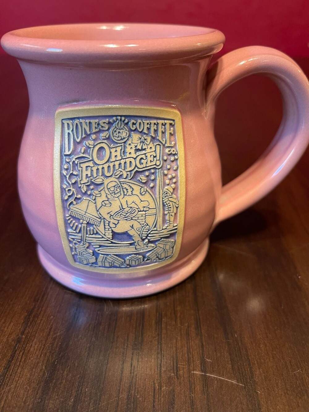 Bones Coffee Company Co. "OH FUDGE" Mug (Deneen Pottery) LIMITED EDITION